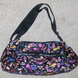 Amica Moda Italy Handbag Cosmetic Bag Purse